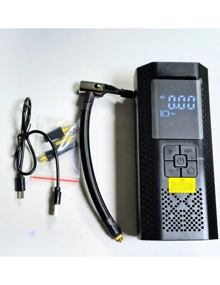 Портативный насос для шин suitu | Компрессор для мотоцикла и велосипеда, USB, аккумуляторный Портативный насос для шин suitu | Компрессор для мотоцикла и велосипеда, USB, аккумуляторный